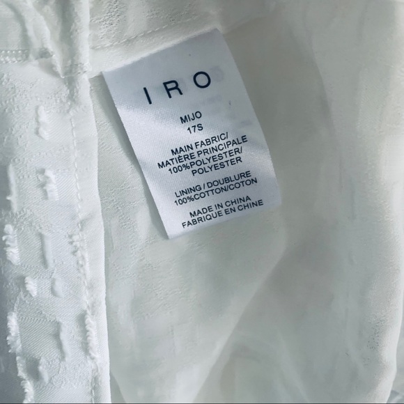 IRO Mijo Textured Tunic Dress Silk 10 M - Picture 6 of 9